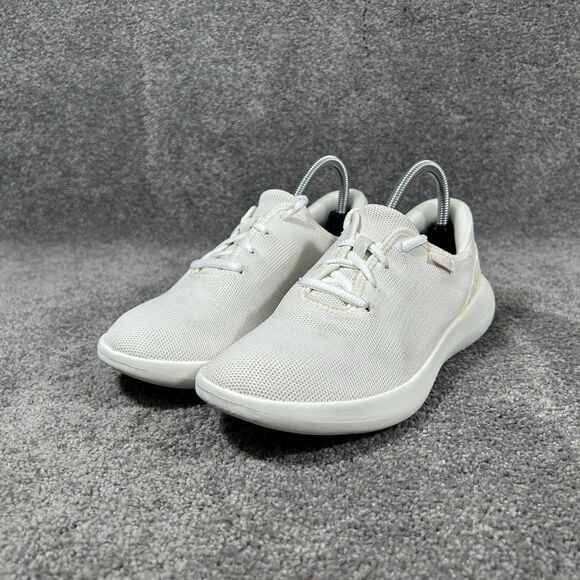 Kizik Madrid Eco-Knit Womens Size 8 White Hands Free Slip On Athletic Shoes Used - Picture 4 of 10